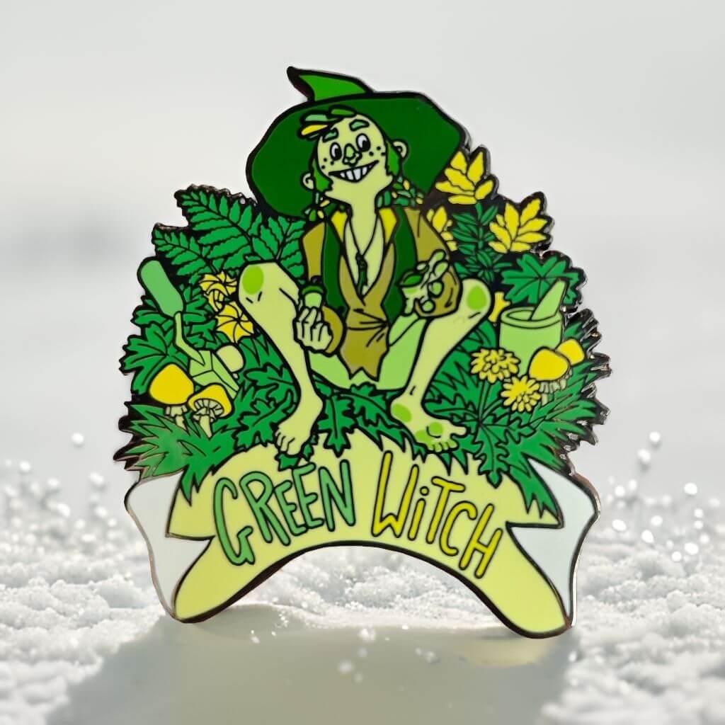 witch hard enamel pin