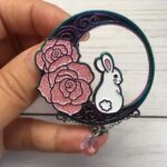 custom rabbit pin