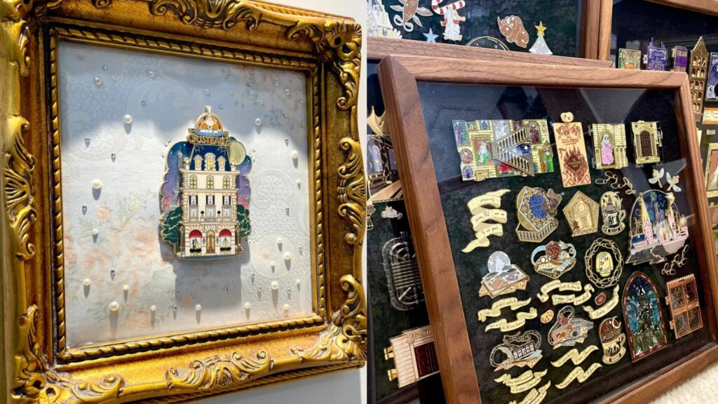 enamel pin display picture frame