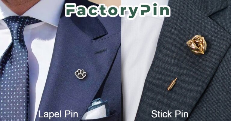 lapel pin placement