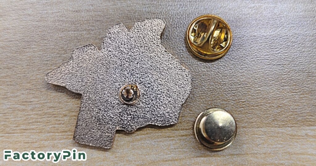 pin back comparsion: butterfly clutch vs locking pin back