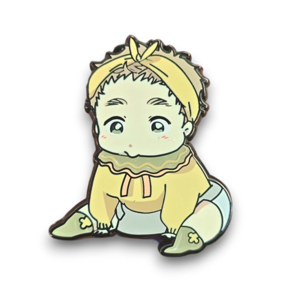 anime cute baby hard enamel pin