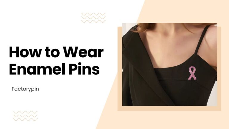 how to wear enamel pins