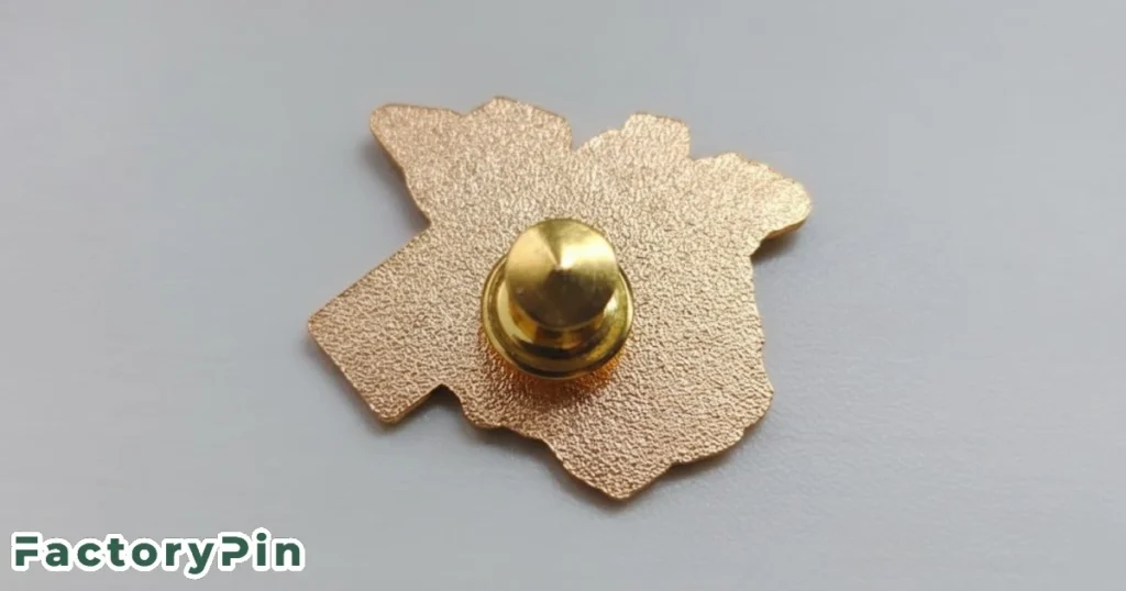 lock pin back pin on