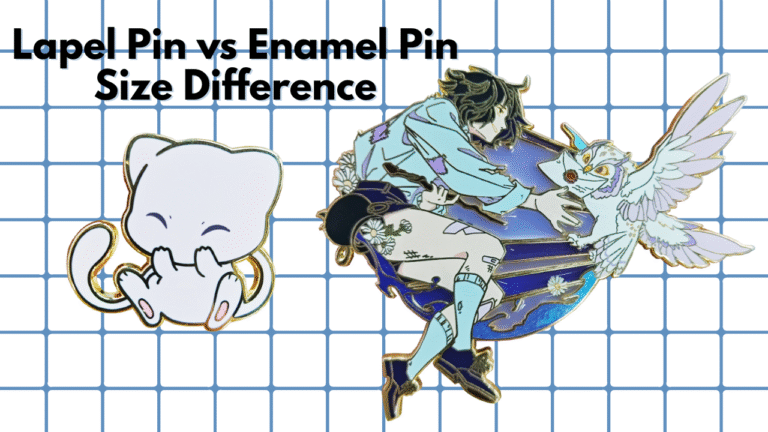 lapel pin vs enamel pin size difference