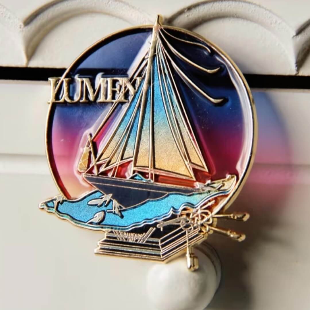 stained glass in custom pins factorypin