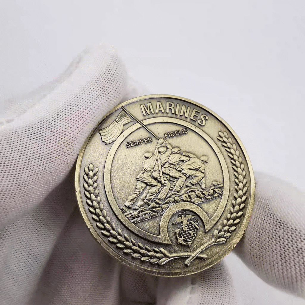 miliatry challlenge coin marines