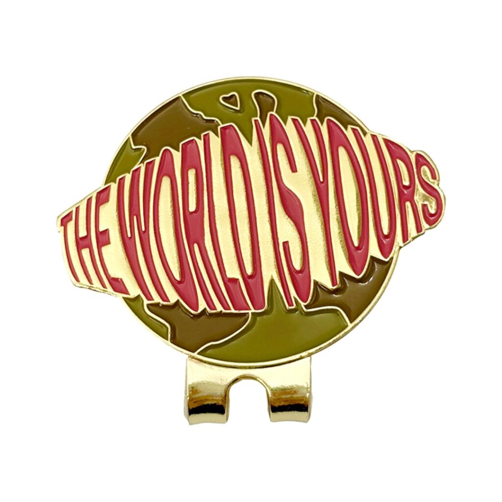 the world is yours hat pin