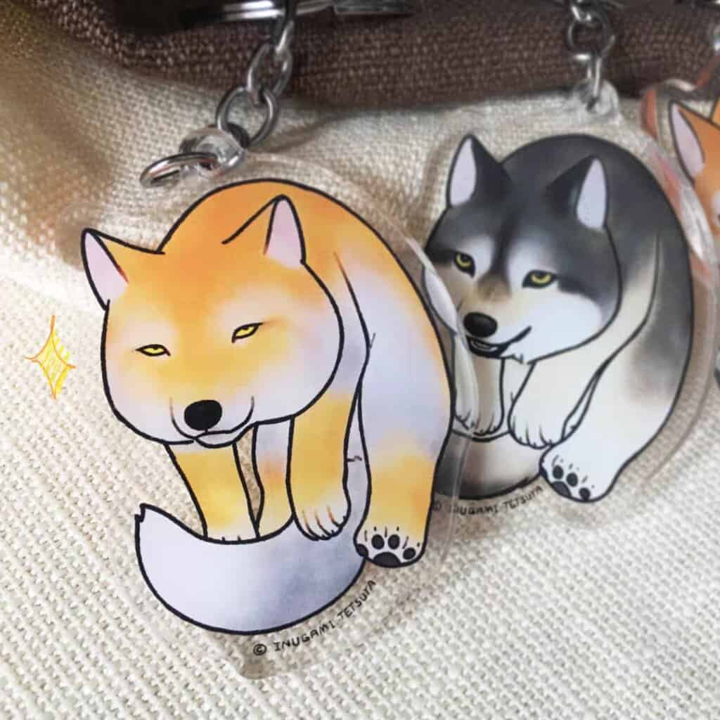 acrylic keychain Tibetan Fox