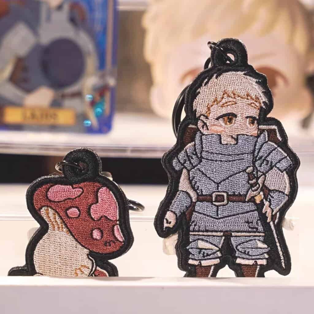 embroidered keychains Delicious in Dungeon
