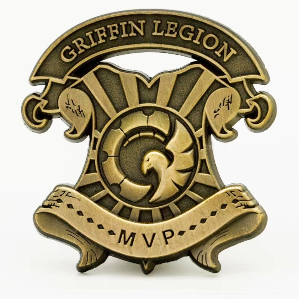 griffin legion mvp die struck pin