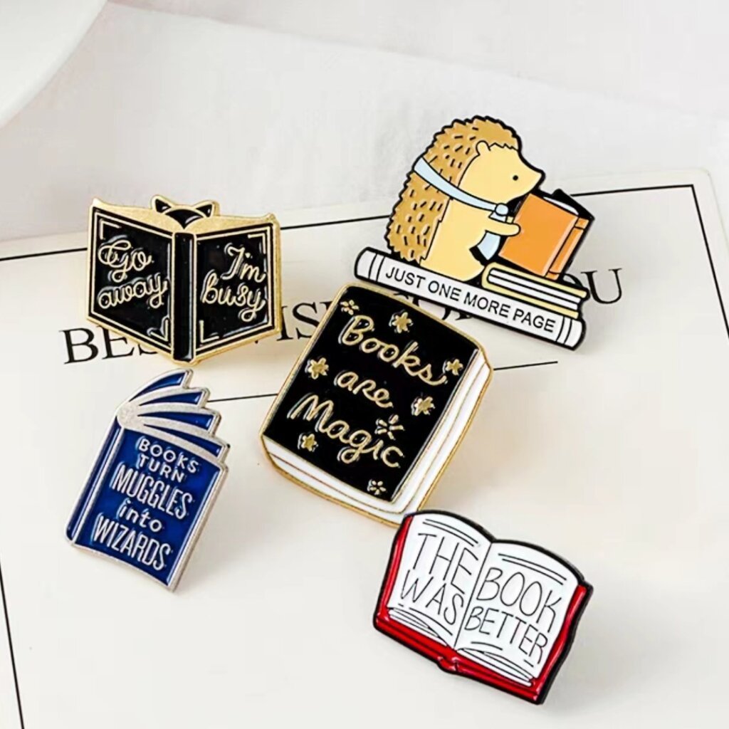 magic book lapel pins