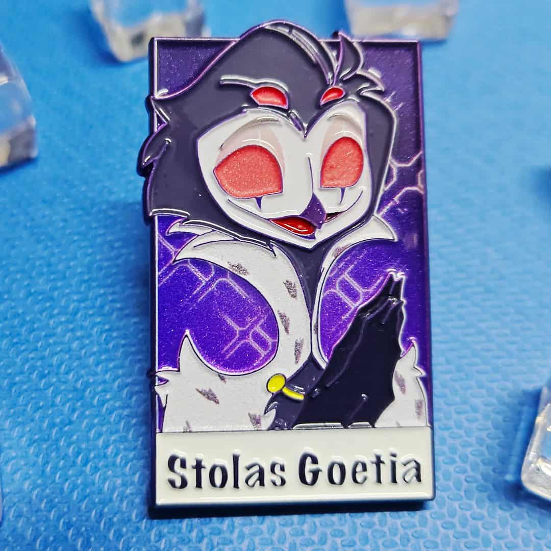 soft enamel pins display