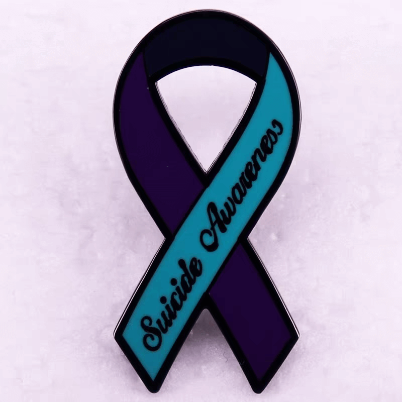 suicideawarenessribbon pin