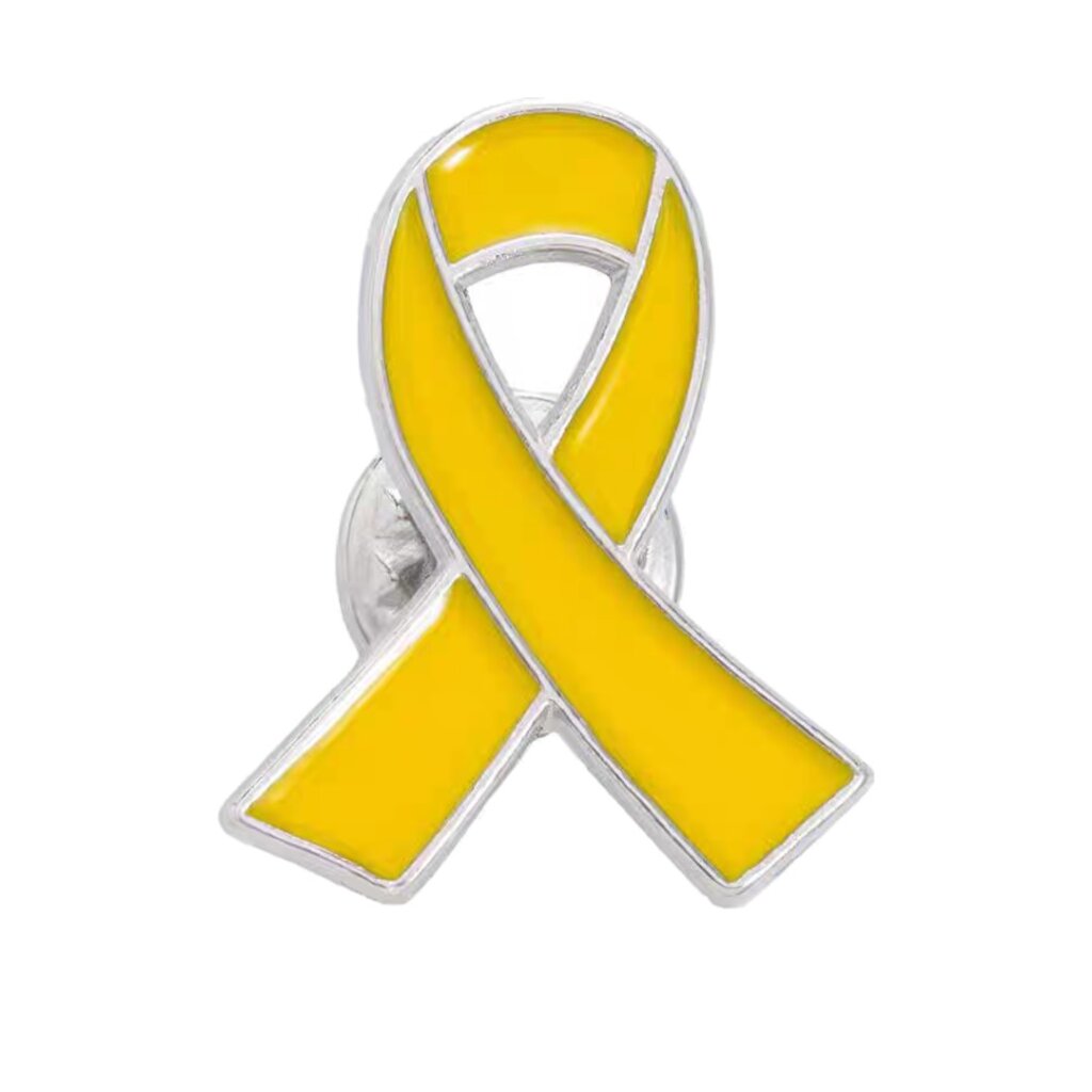 yellow ribbon pin