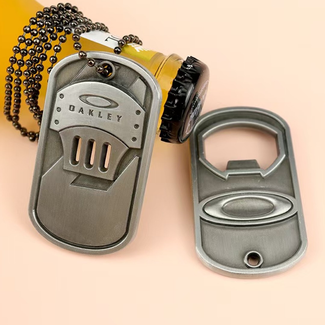Dakley bottle opener coin with chain