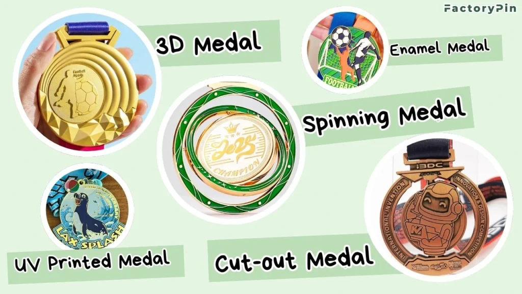 custom medals special effects