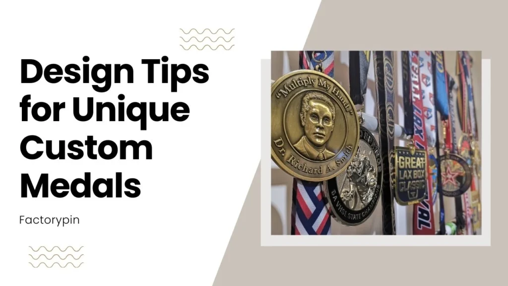 design tips for unique custom sports medals