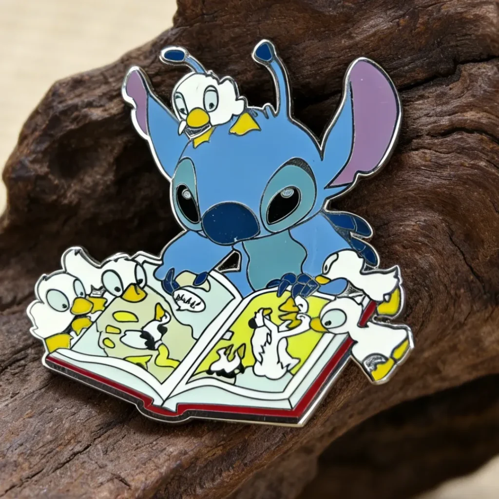 stitch hard enamel pin