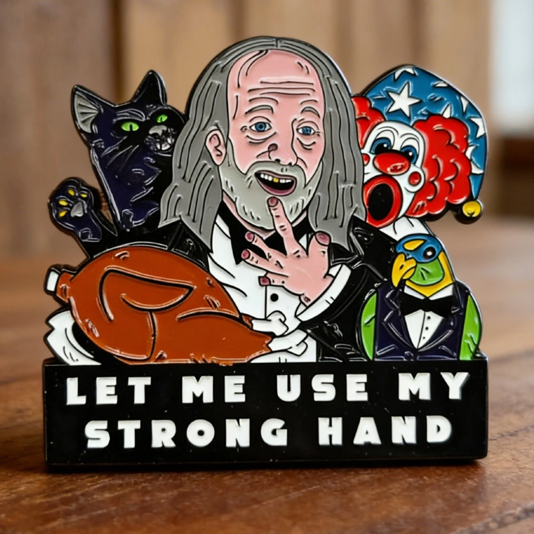 scary movies soft enamel pin