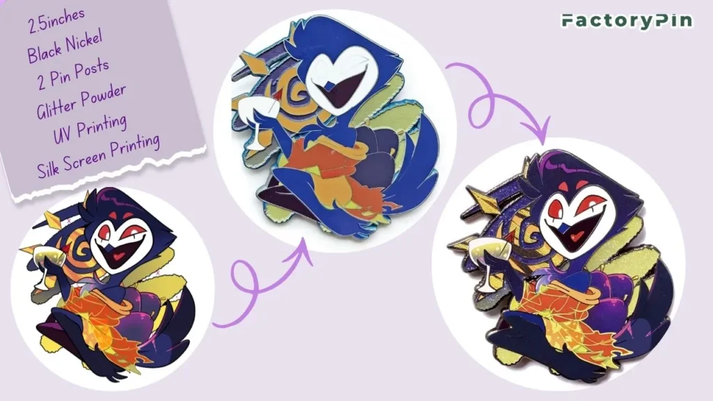 case study enamel pin making process