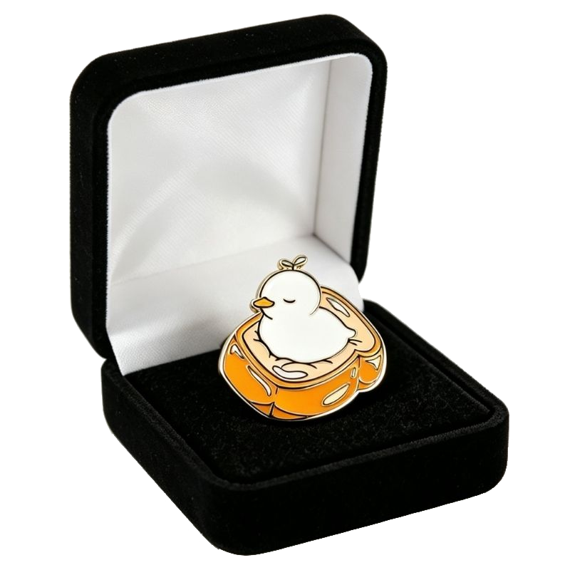 enamel pin packaging velvet gift box